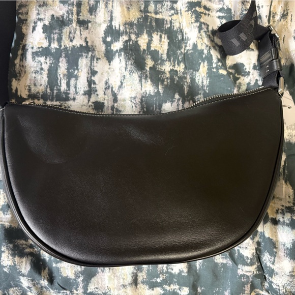 Coach Black Leather Aria Shoulder Bag - Picture 5 of 5